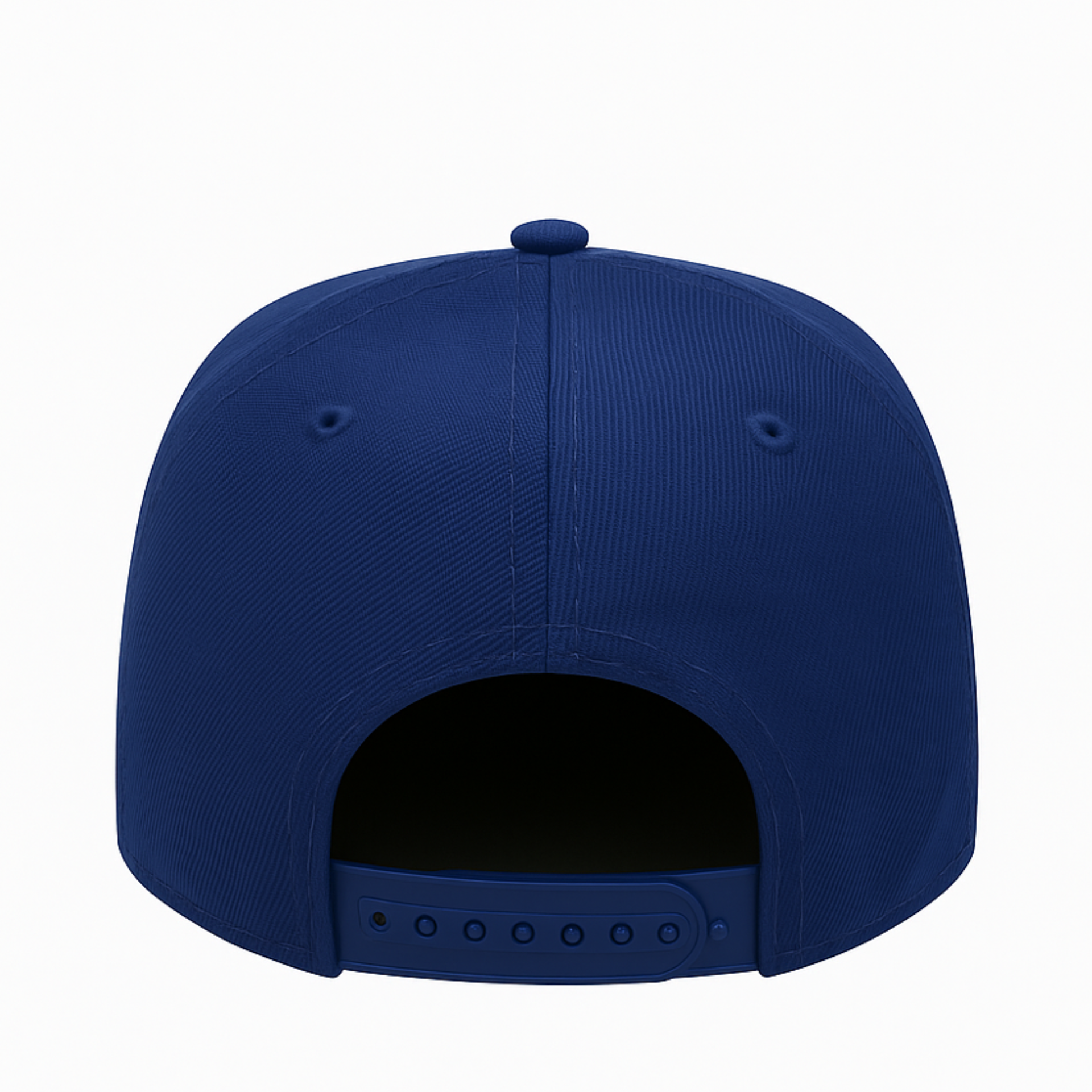 Back of New Era New York Yankees Dark Royal Blue 9FORTY A-Frame Snapback Hat