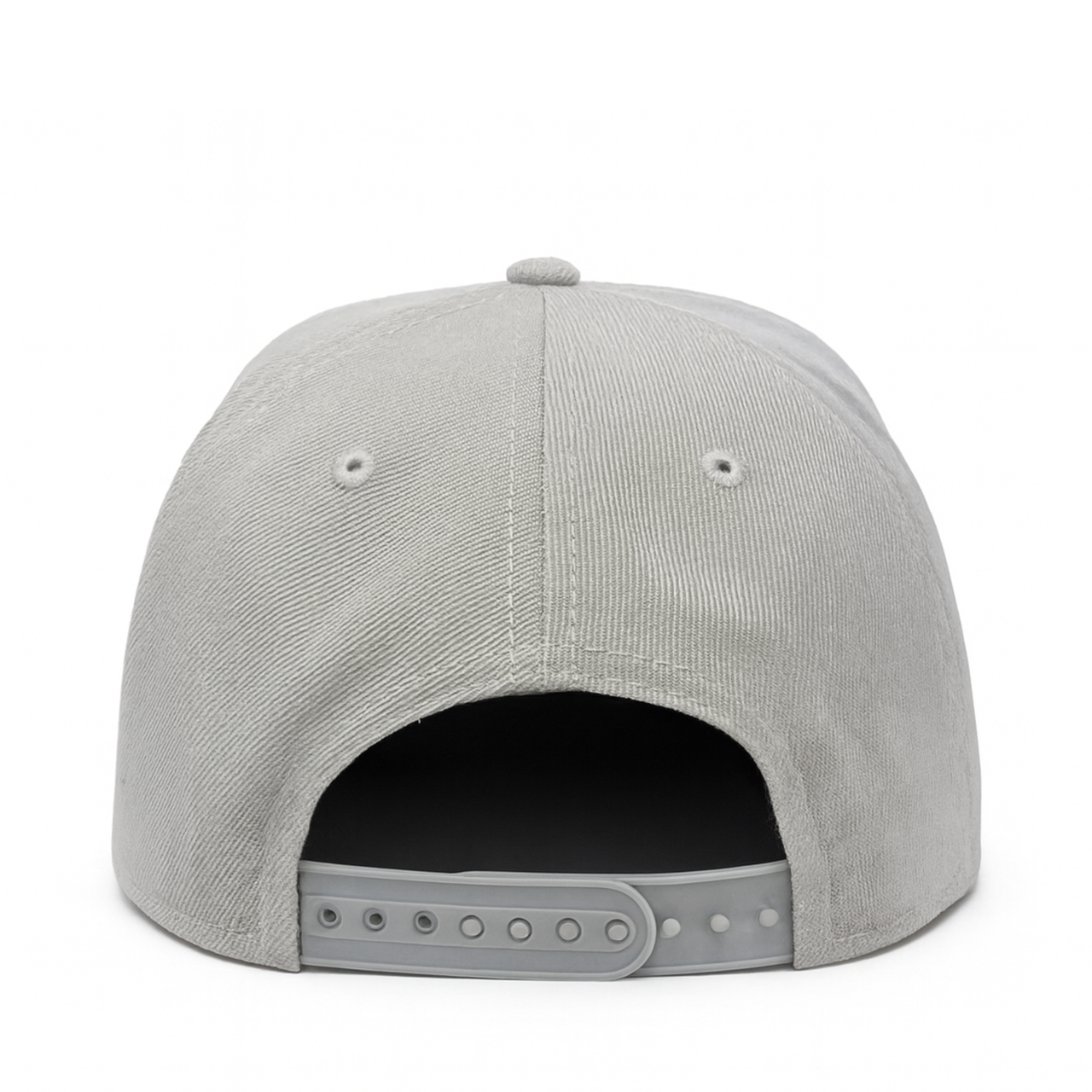 back of New York Yankees NY Gray 9FORTY A-Frame Snapback Hat