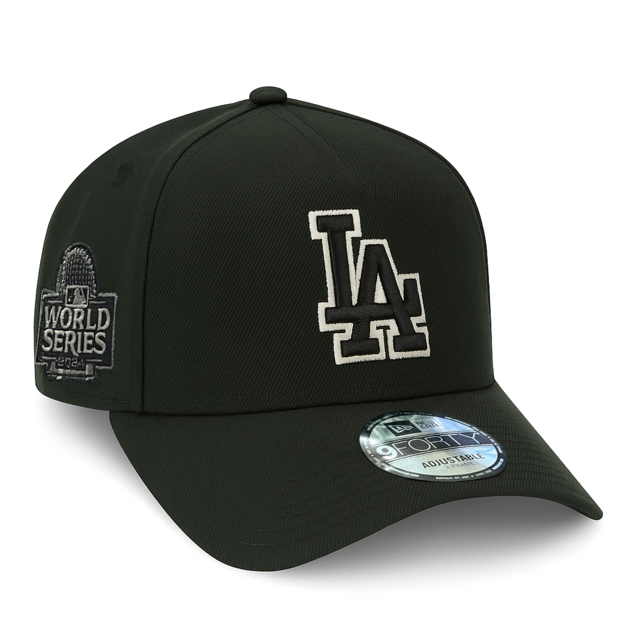 New Era Los Angeles Dodgers World Series Black 9FORTY A-Frame Snapback