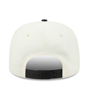 back of New Era Los Angeles Dodgers 2024 World Series Champ City Connect Chrome Black 9FORTY A-Frame Snapback Hat