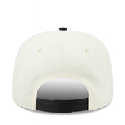 New Era Los Angeles Dodgers Upside Down 9FIFTY A-Frame Snapback Hat - Chrome Black back view