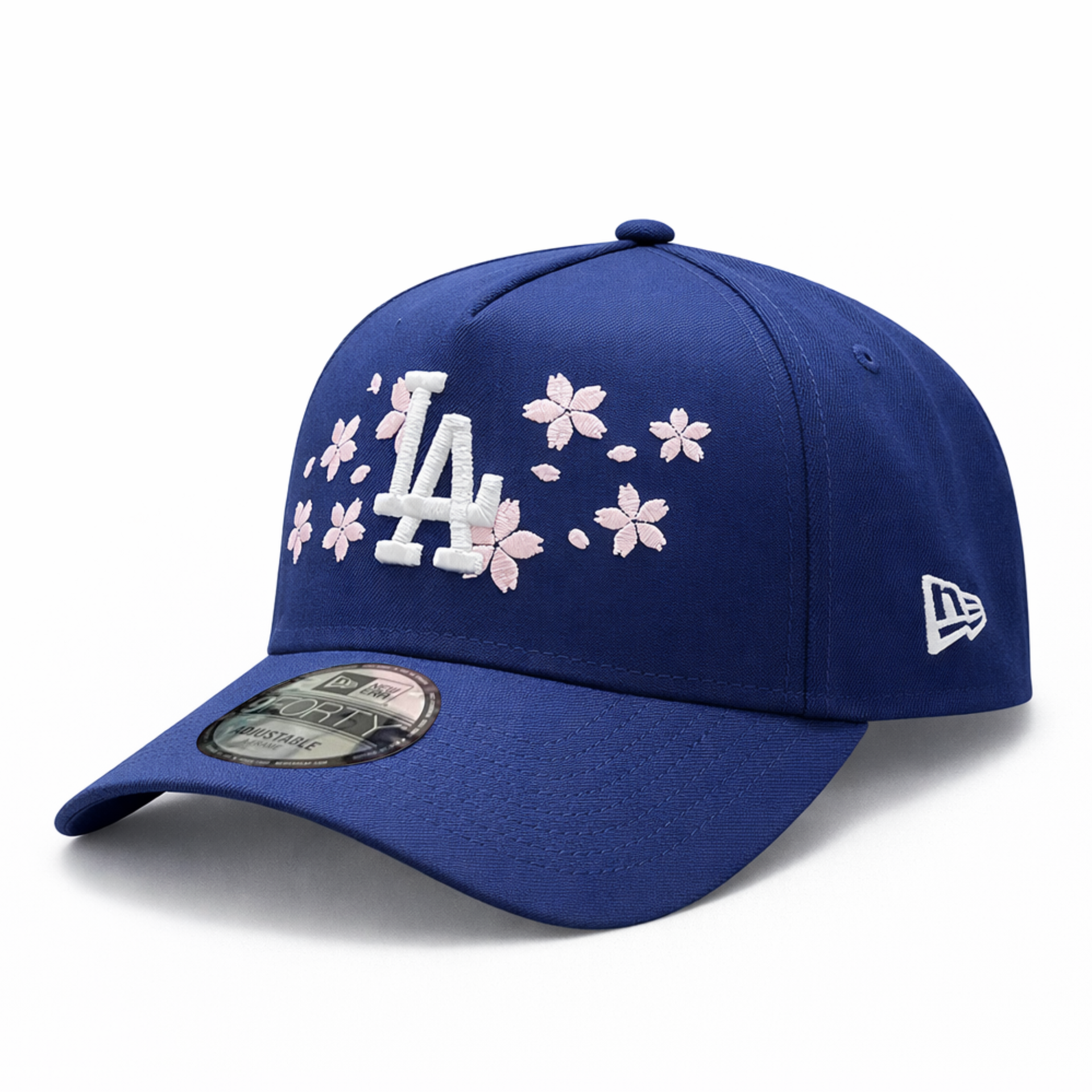 New Era Los Angeles Dodgers Cherry Blossom Royal Blue 9FORTY A-Frame Snapback