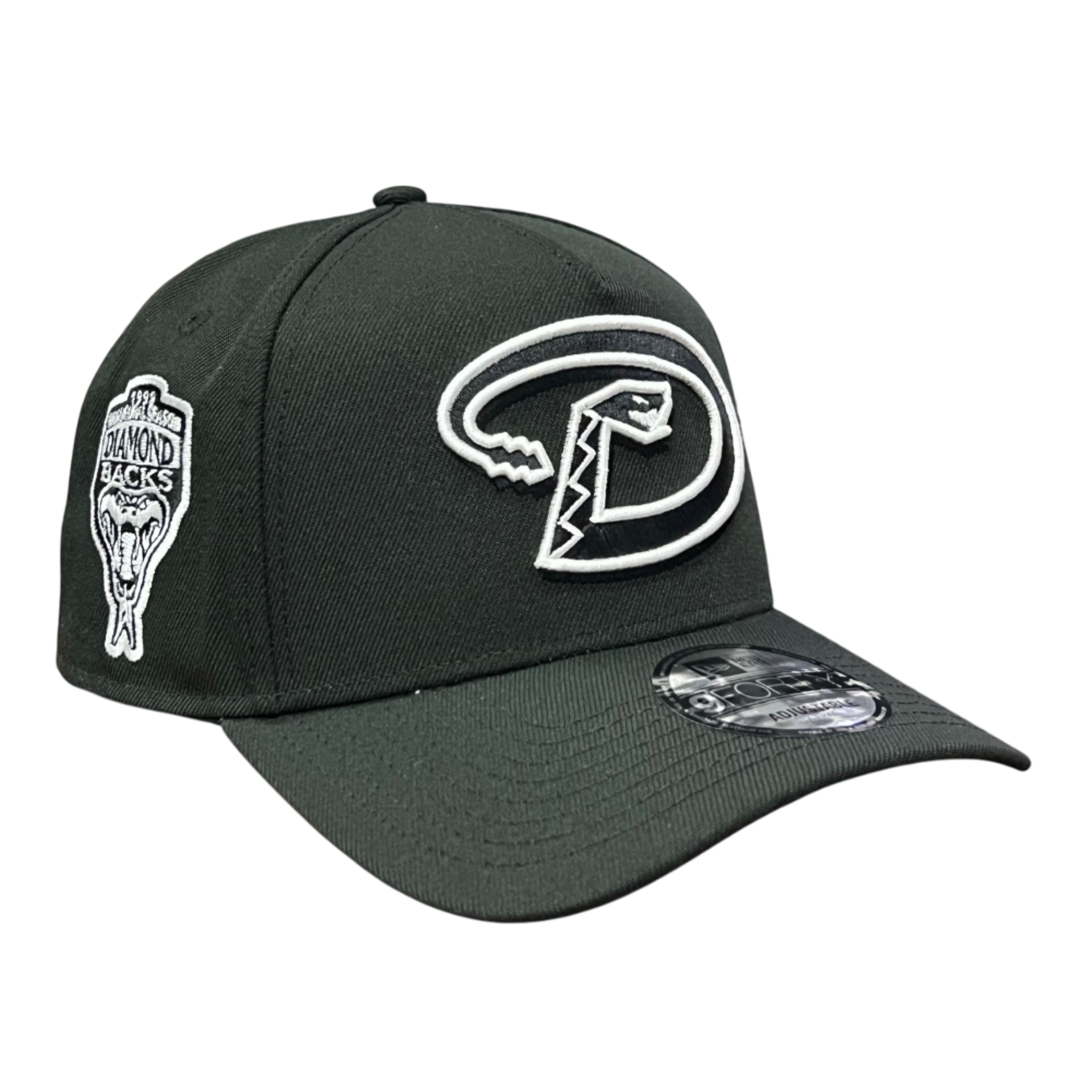 New Era Arizona Diamondbacks Cooperstown Black 1992 9FORTY A-Frame Snapback Hat