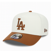 New Era Los Angeles Dodgers Chrome Toasted Peanut 9FORTY A-Frame Snapback