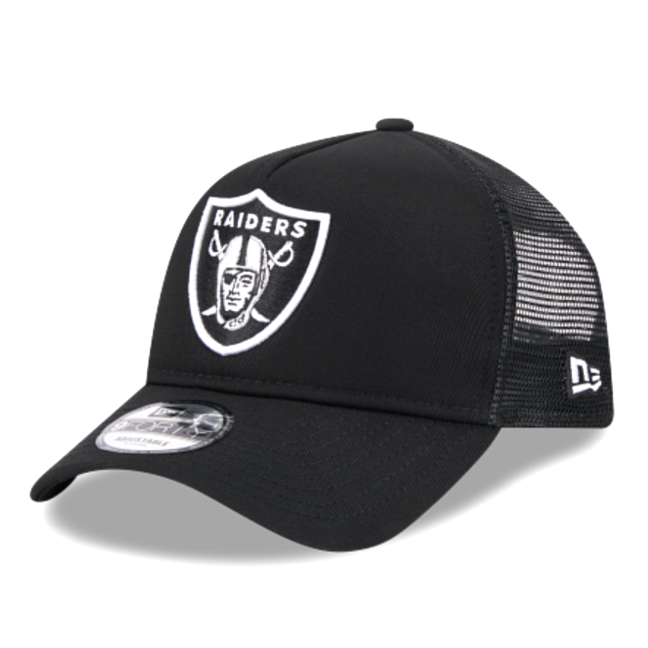 NFL Las Vegas Raiders Mesh Trucker 9FORTY A-Frame Snapback