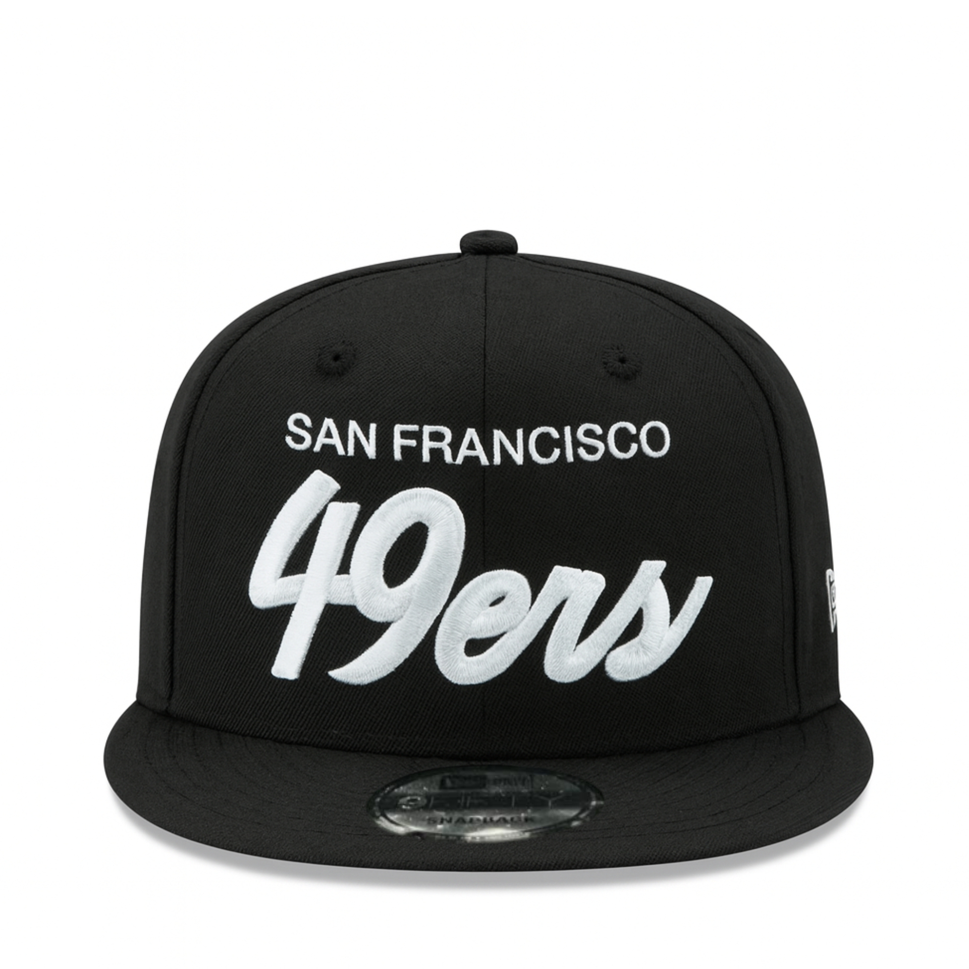 San Francisco 49ers Script Black 9FIFTY Snapback Hat
