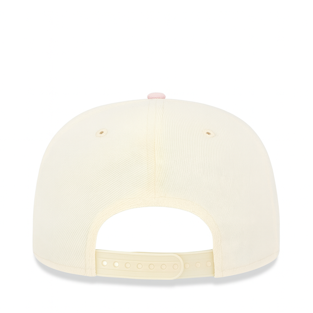 back of New York Yankees Chrome Pink Exclusive 9FIFTY Snapback Hat