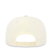 back of New York Yankees Chrome Pink Exclusive 9FIFTY Snapback Hat