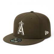 New Era Los Angeles Anaheim Angels Brown 9FIFTY Snapback Hat