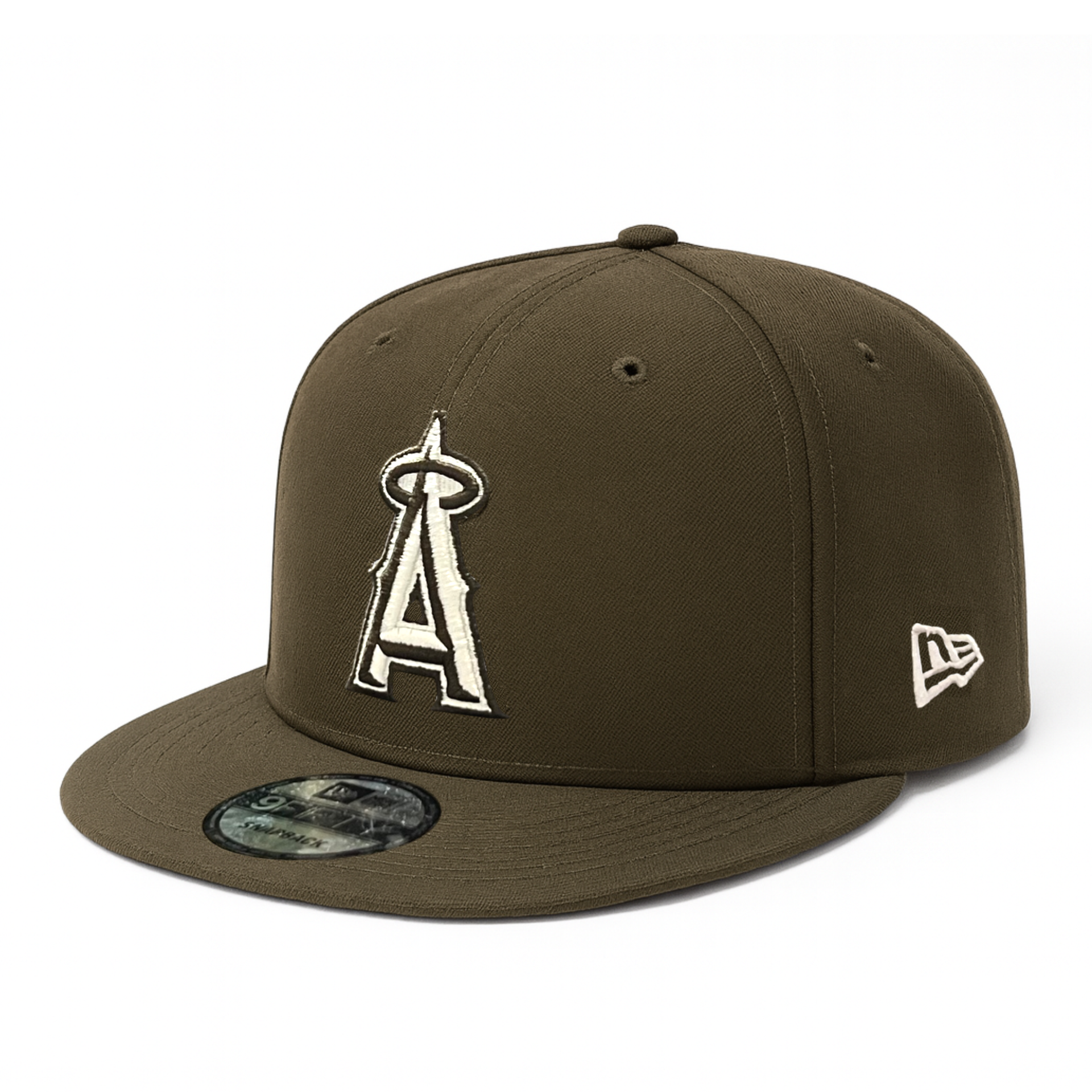 New Era Los Angeles Anaheim Angels Brown 9FIFTY Snapback Hat
