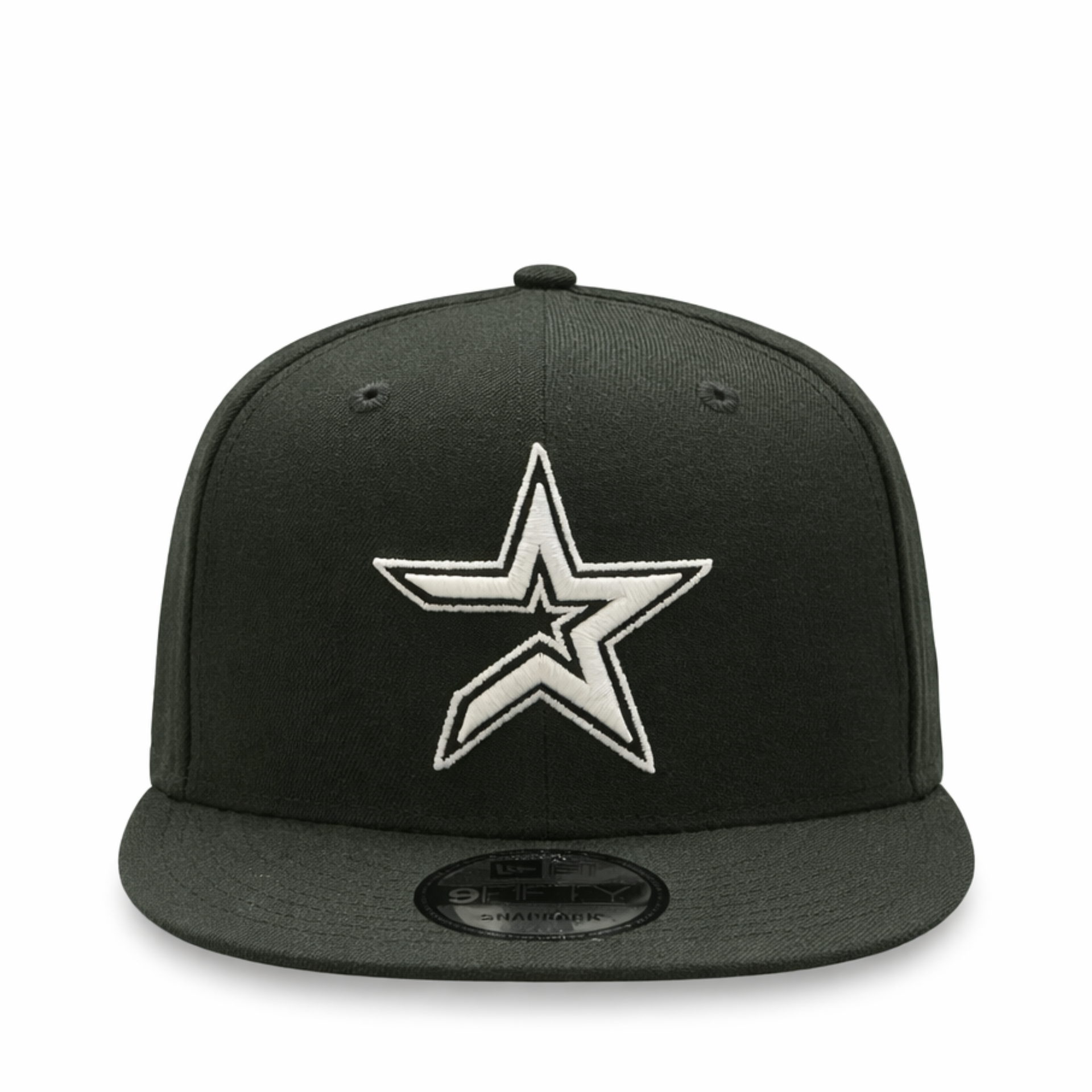 New Era Houston Astros Cooperstown Black White 9FIFTY Snapback Hat