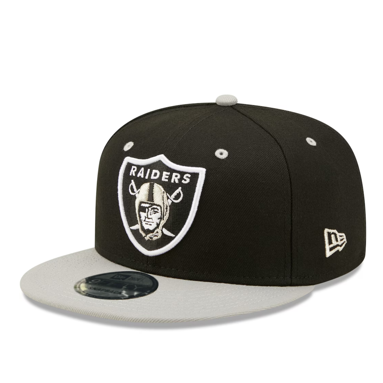 New Era Las Vegas Raiders Black Gray 9FIFTY Snapback Hat