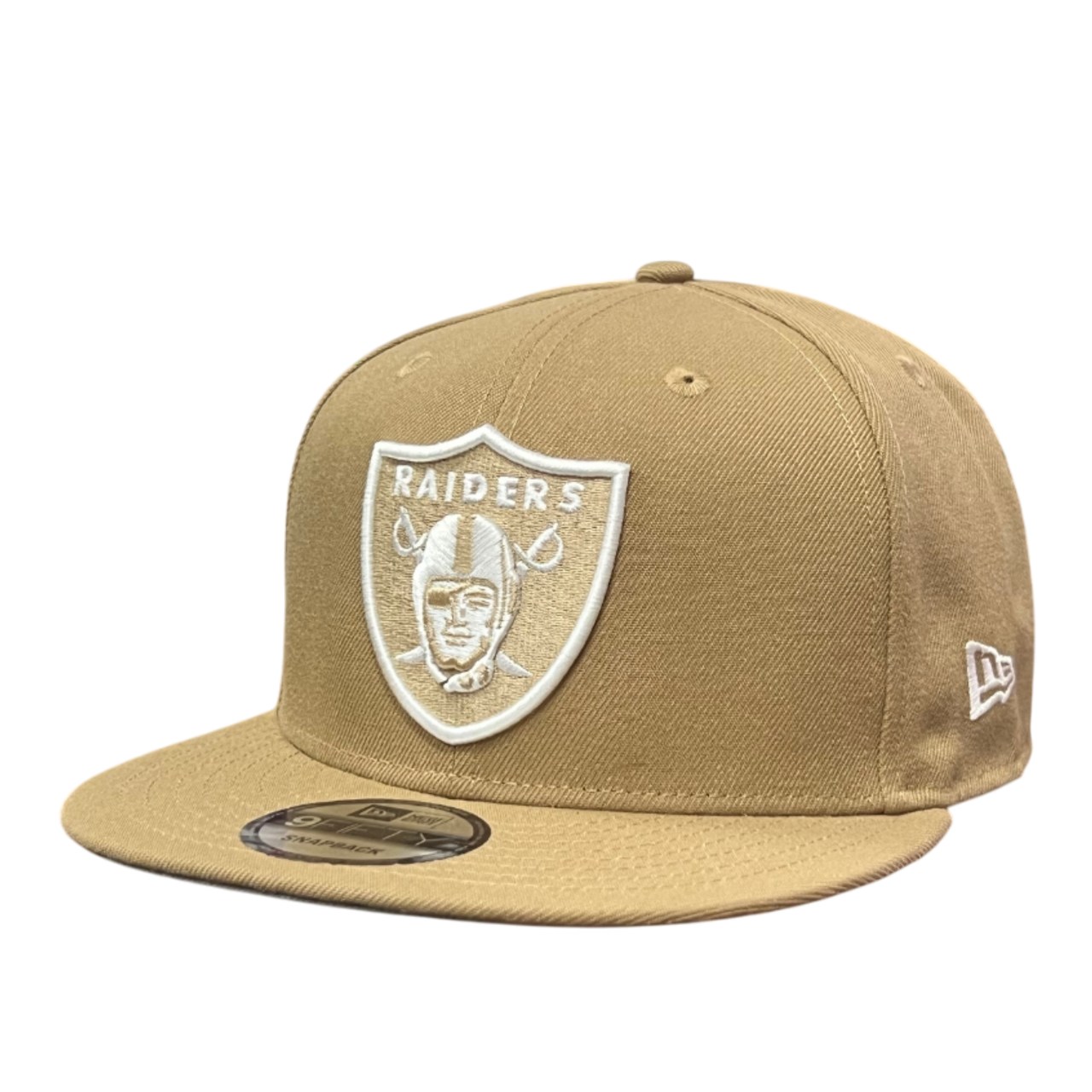 Las Vegas Raiders Khaki 9FIFTY Snapback Hat