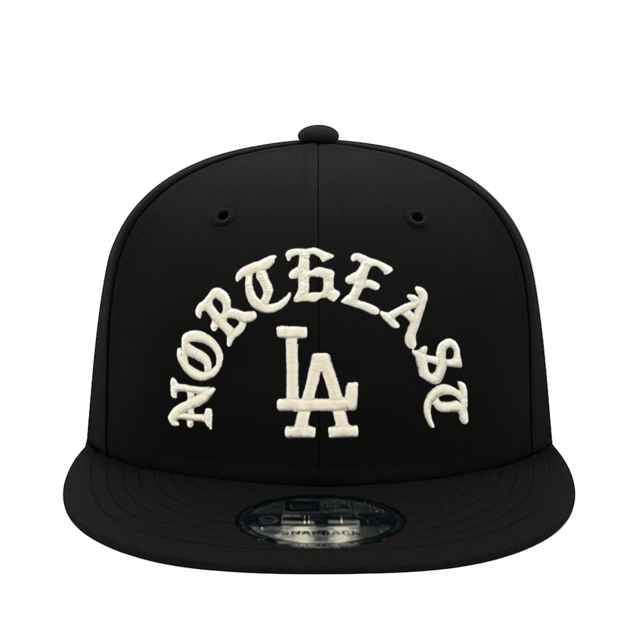 New Era Los Angeles Dodgers Northeast Black 9FIFTY Snapback Hat