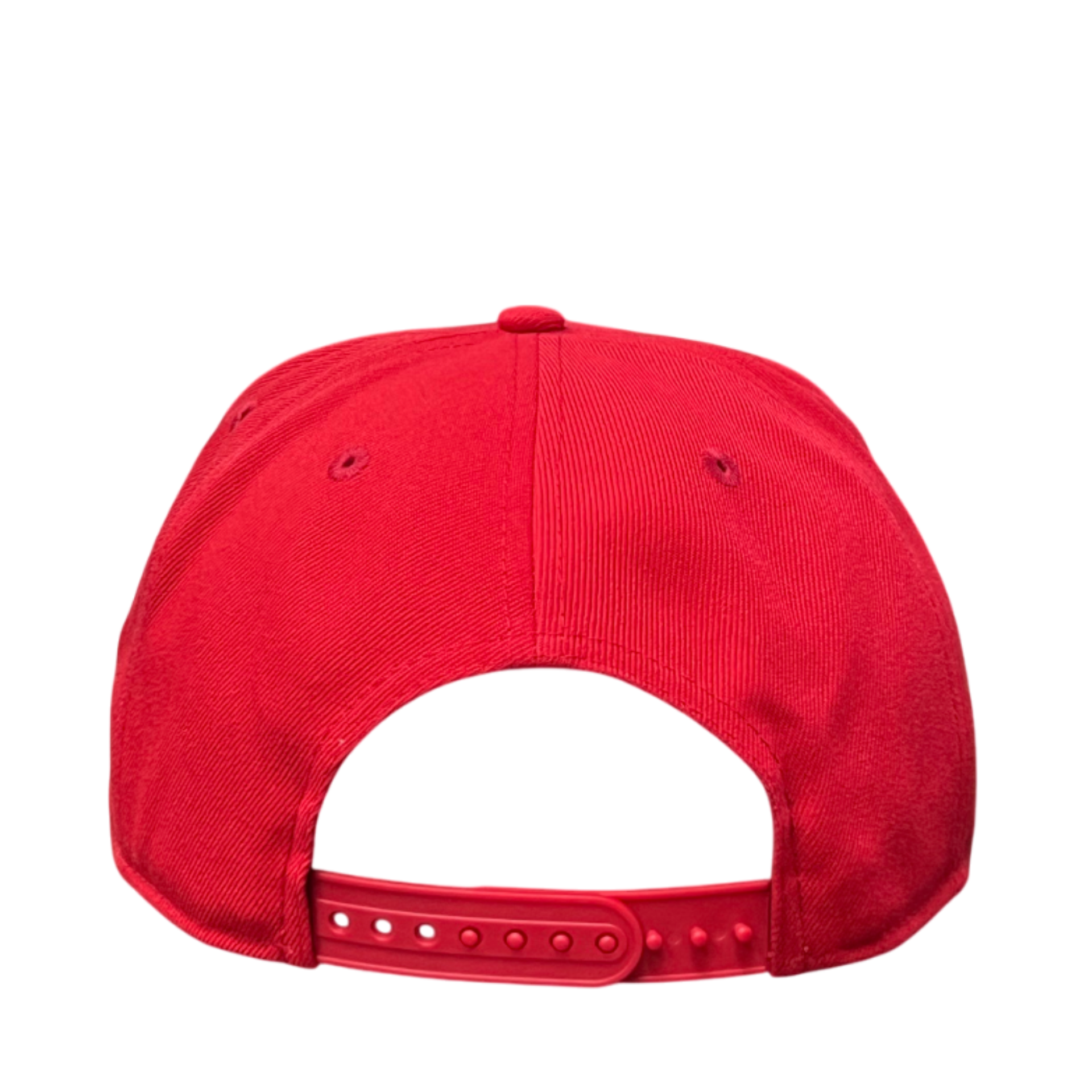 back of Los Angeles Dodgers Red 9FIFTY Snapback Hat
