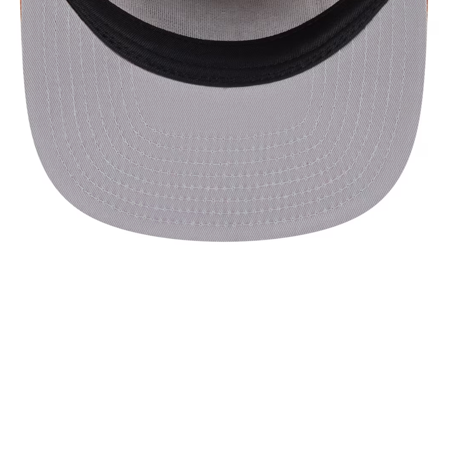 New Era Los Angeles Clippers Navy 9FIFTY A-FRAME Snapback Hat gray under visor view