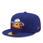 NewEra 5950 Minor league Amarillo Sod Poodle Blue Fitted Cap 