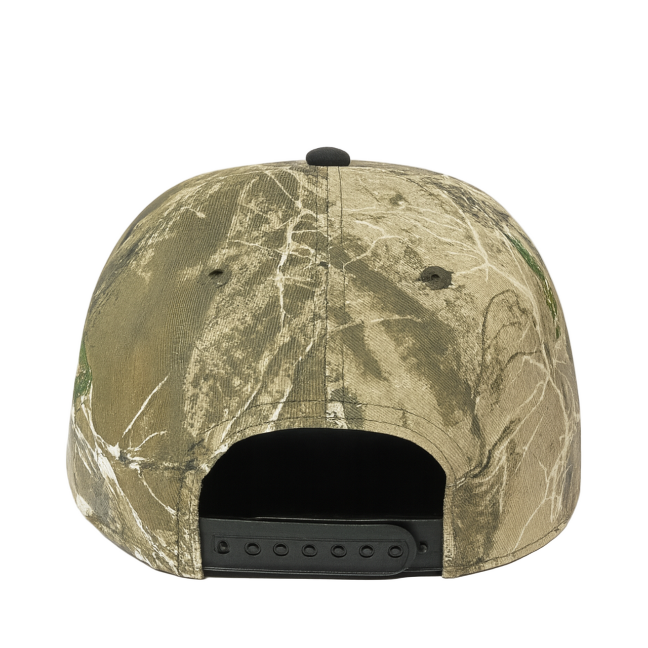 Back of New Era Los Angeles Dodgers Real Tree Camo 9FORTY A-Frame Snapback Hat