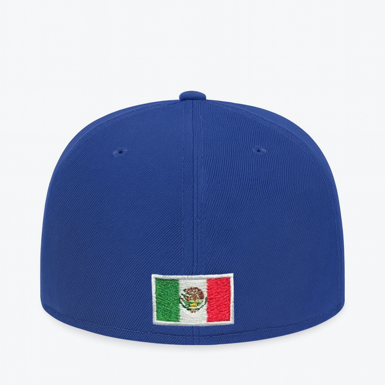 back view of New Era Mexico Rose Collection Blue 59FIFTY Fitted Hat