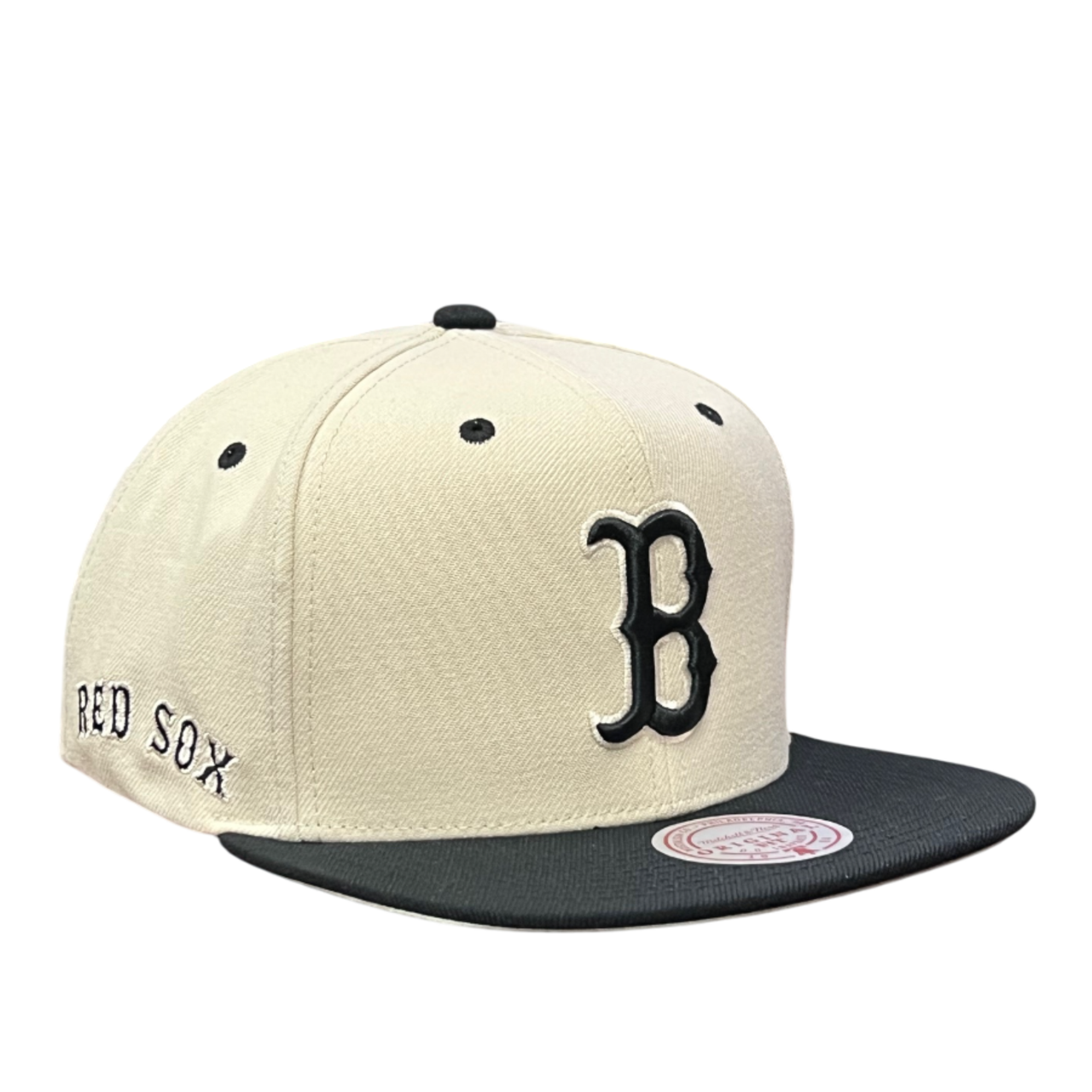 Boston Red Sox Evergreen Cream Black Original Fit Snapback