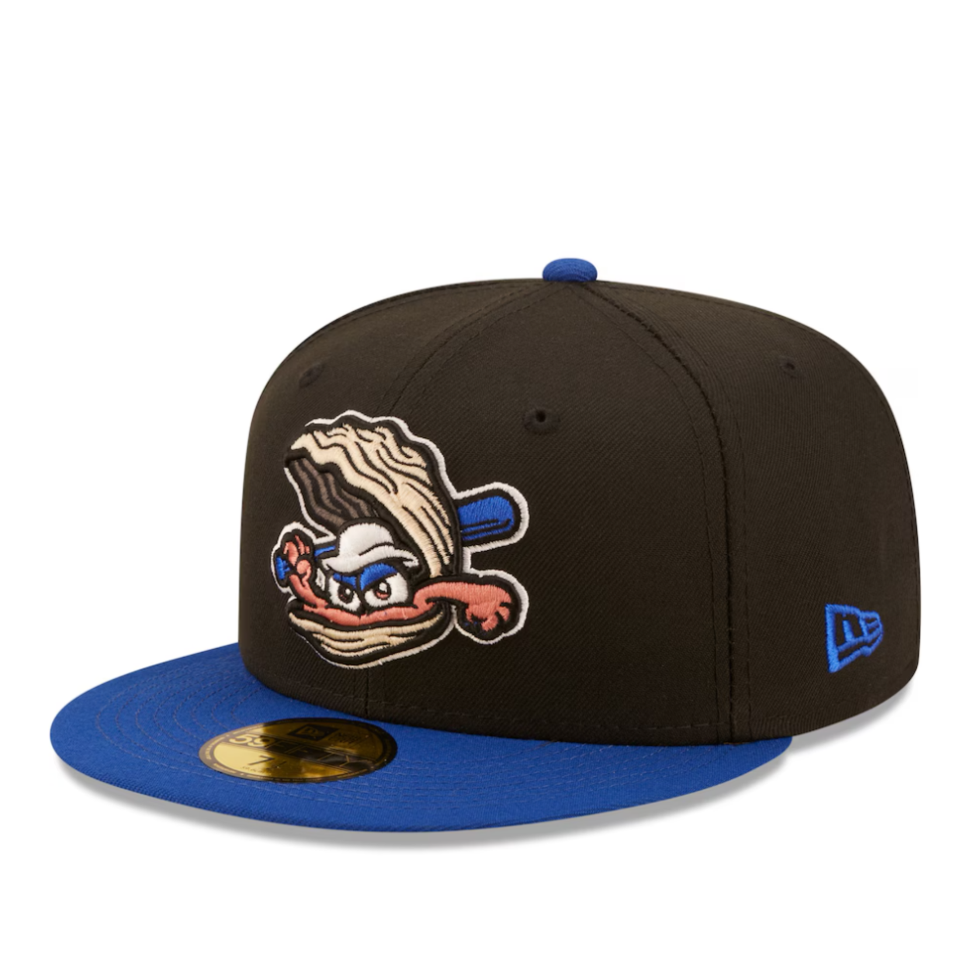 NewEra 5950 Minor league Biloxi Shuckers Black/Blue Fitted Cap