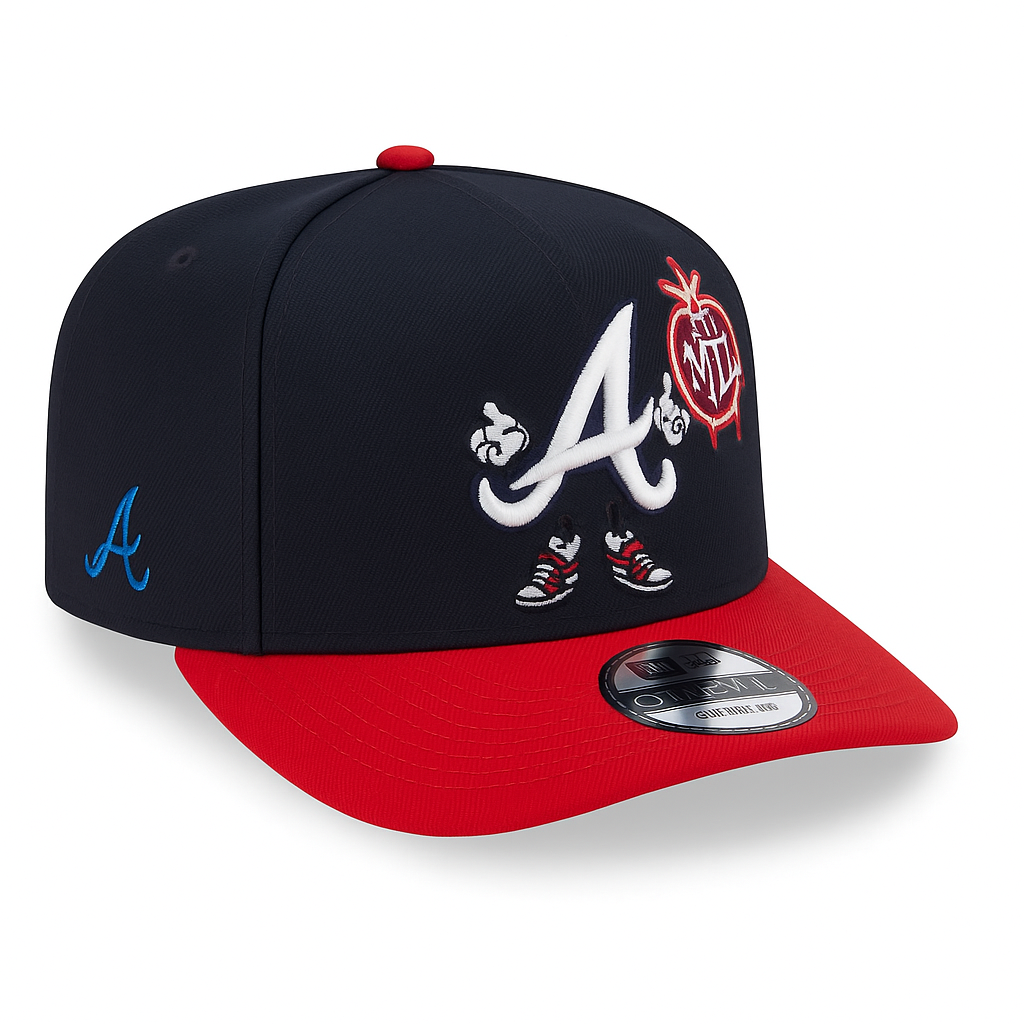 New Era Atlanta Braves Cartoon Series 9FIFTY A-Frame Snapback Hat