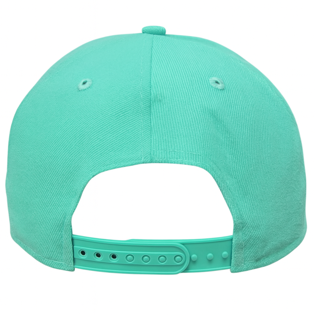 Back of New York Yankees NY Clear Mint 9FORTY A-Frame Snapback Hat