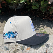 off white black los angeles Dodgers overspray pro pinch fit mitchell and ness snapback