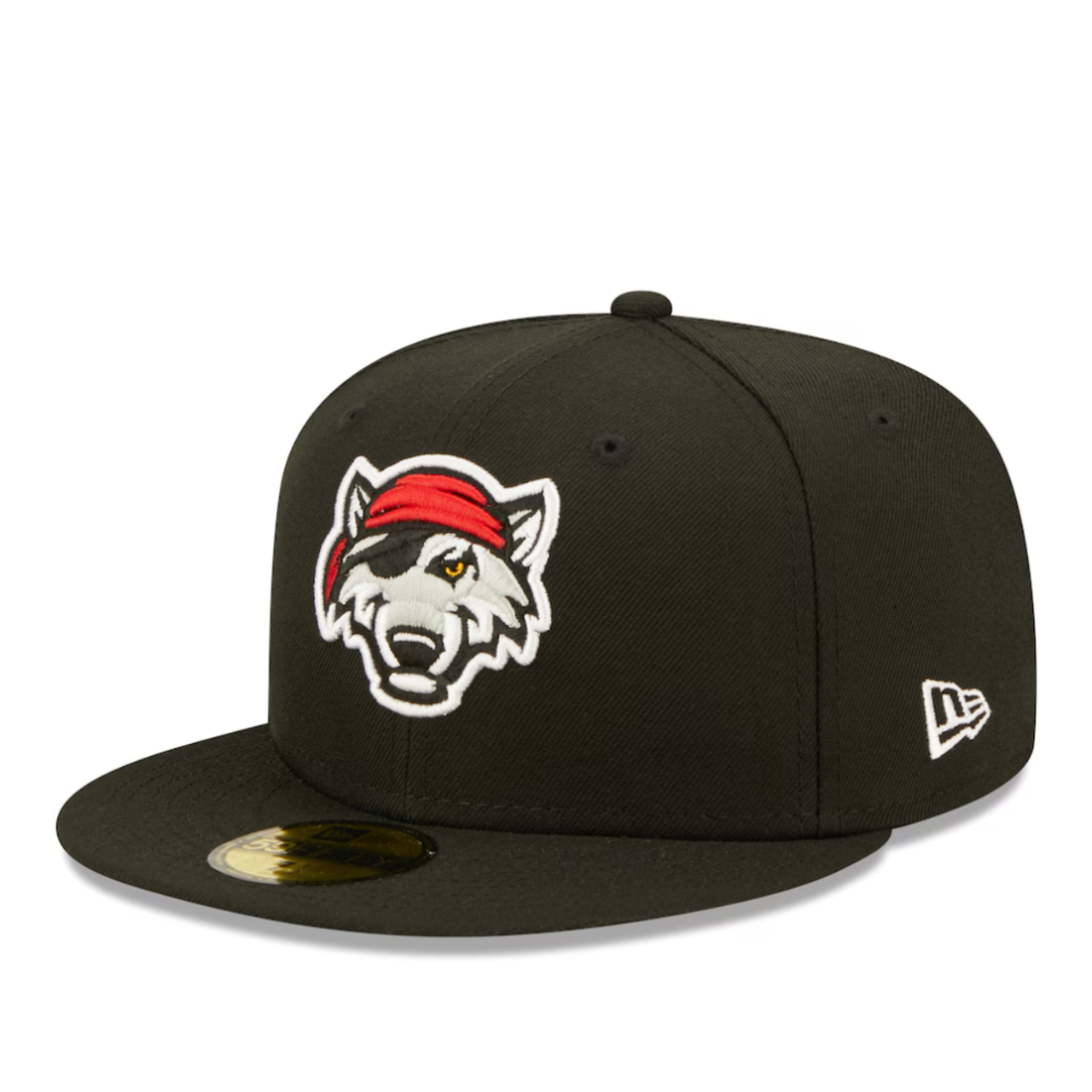 MiLB Erie SeaWolves Black Fitted Cap.