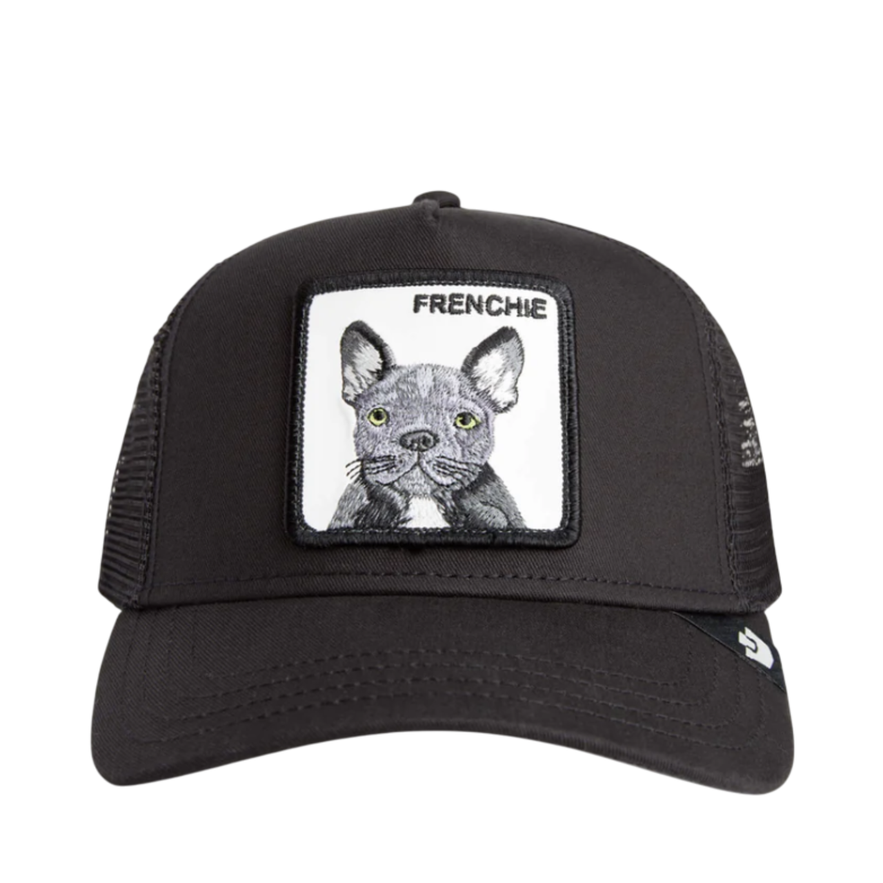 Goorin Bros Frenchie Frenchie Black White Trucker Mesh Snapback