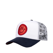 JC Brand White Beautiful Disaster Men's Snapback Hat