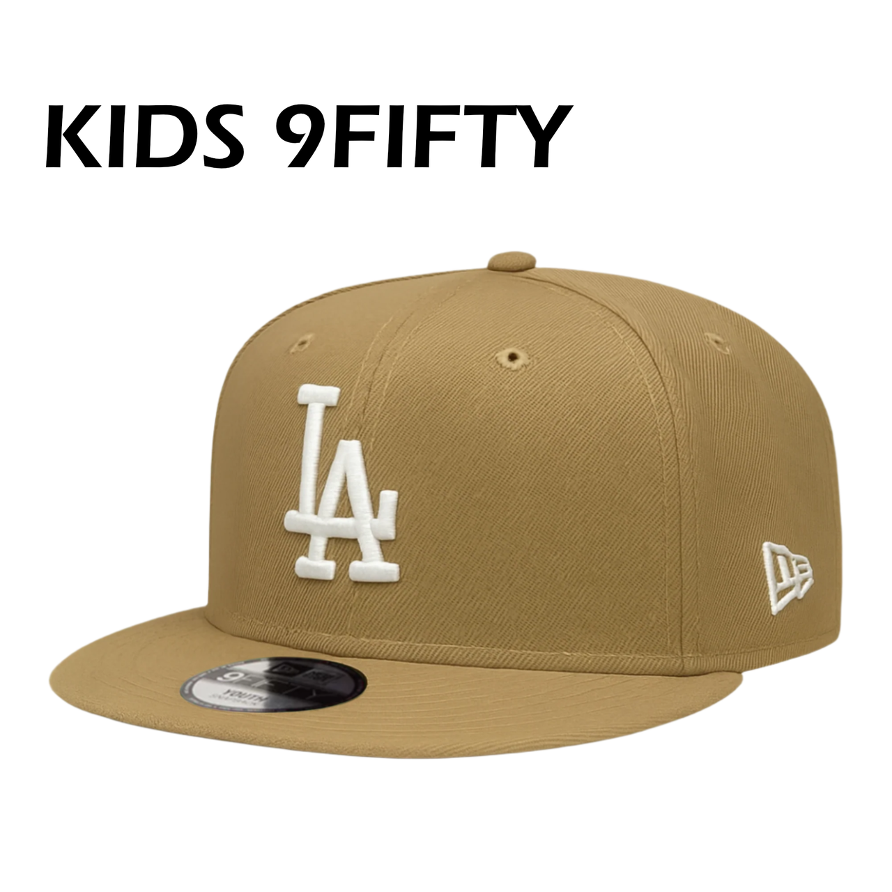 YOUTH Los Angeles Dodgers Khaki Snapback Cap