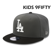 YOUTH Los Angeles Dodgers Graphite Black 9FIFTY Snapback Cap