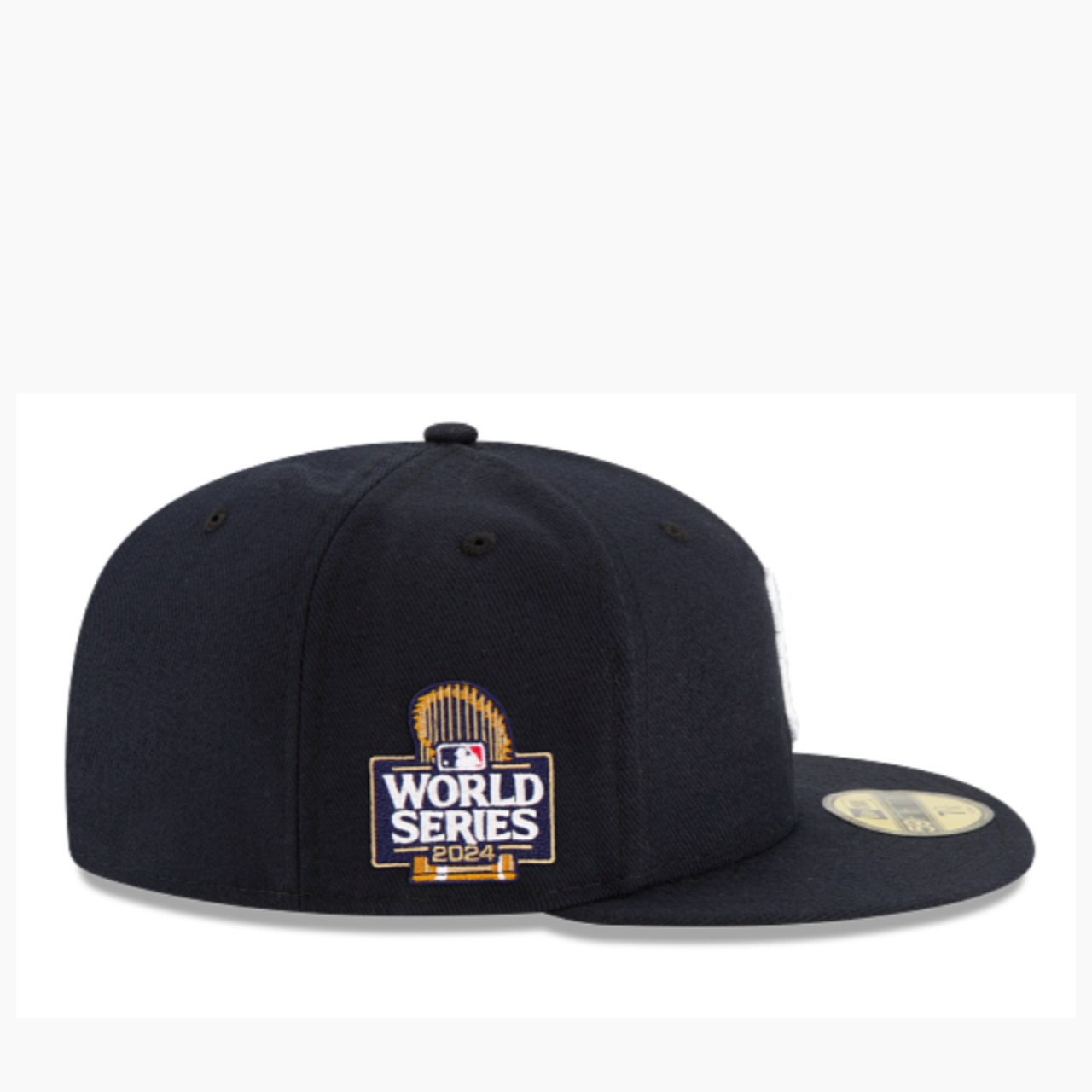 Side of Youth New York Yankees Navy 2024 World Series Side Patch 59FIFTY Fitted Hat