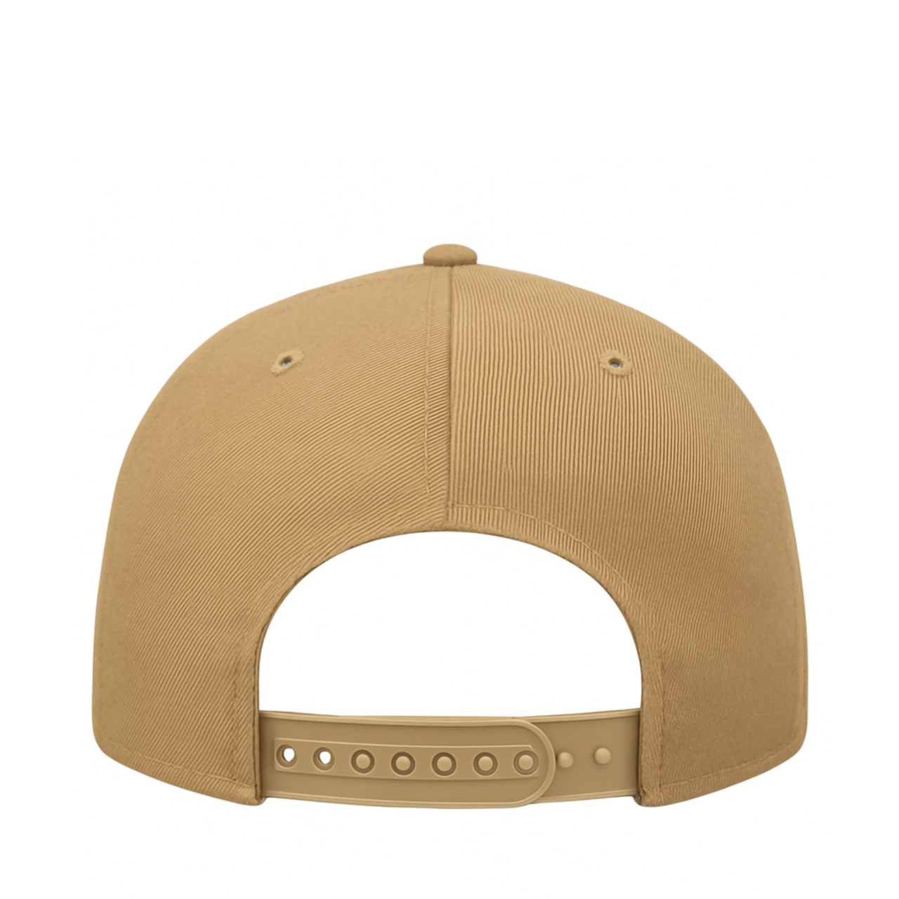 Back of New Era New York Yankees Khaki White 9FIFTY Snapback Hat