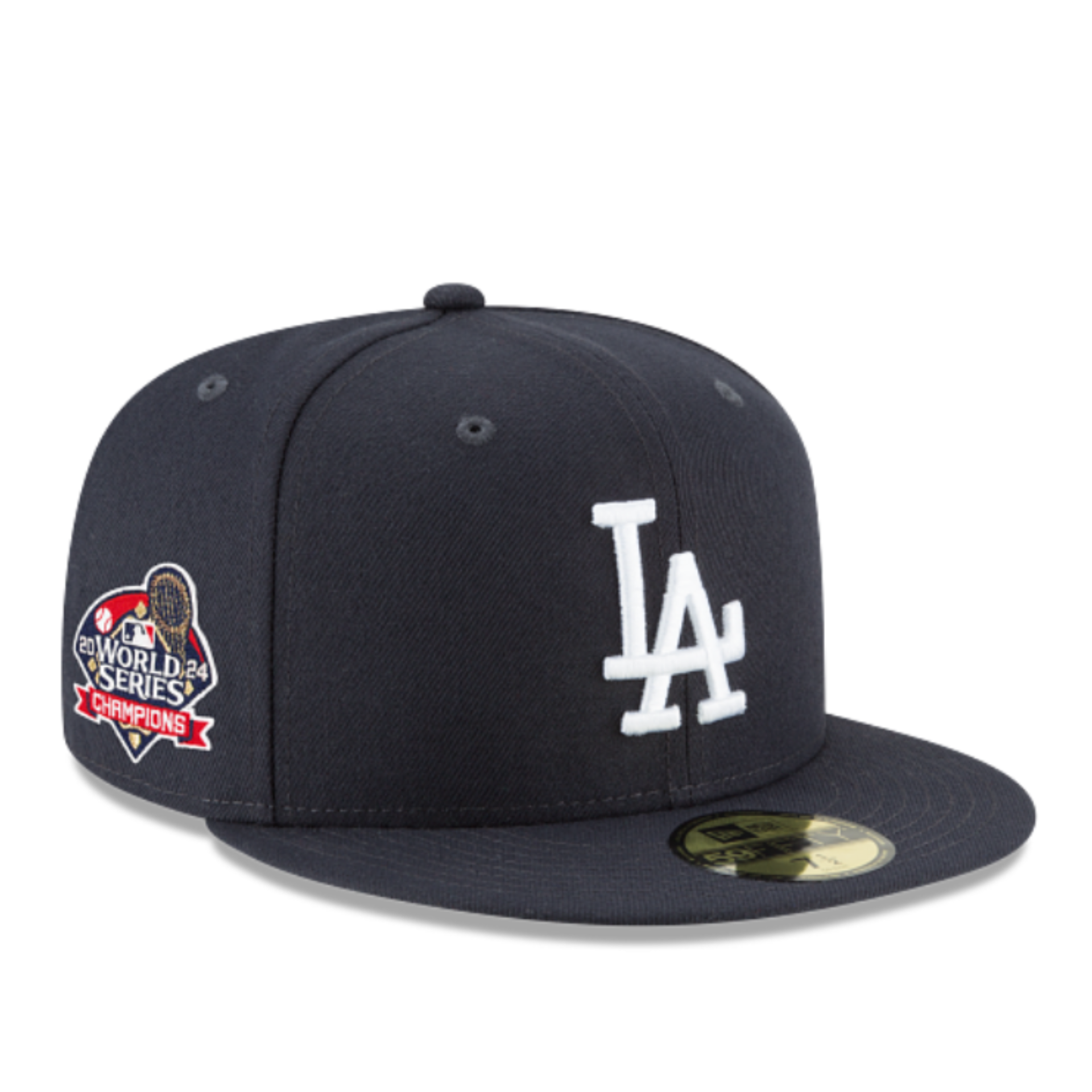 New Era Men's Los Angeles Dodgers 2024 World Series Champions Navy 59FIFTY Fitted Hat