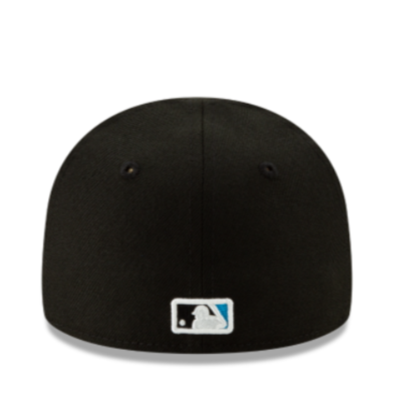 Back of New Era MY FIRST Miami Marlins Black 59FIFTY Fitted Hat