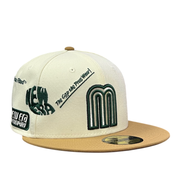 100th Mexico Baseball Collection Khaki 59FIFTY Fitted Hat
