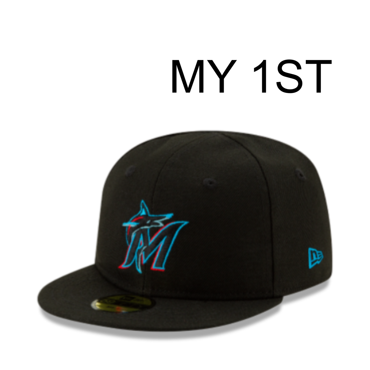 New Era MY FIRST Miami Marlins Black 59FIFTY Fitted Hat