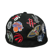 back of NBA ASG ALL OVER TEAMS PATCHES 59FIFTY New Era Fitted Hat