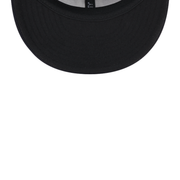 black bottom view of New Era Los Angeles Anaheim Angels Graphite Black 9FIFTY Snapback Hat