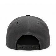 New Era Los Angeles Anaheim Angels Graphite Black 9FIFTY Snapback Hat back view