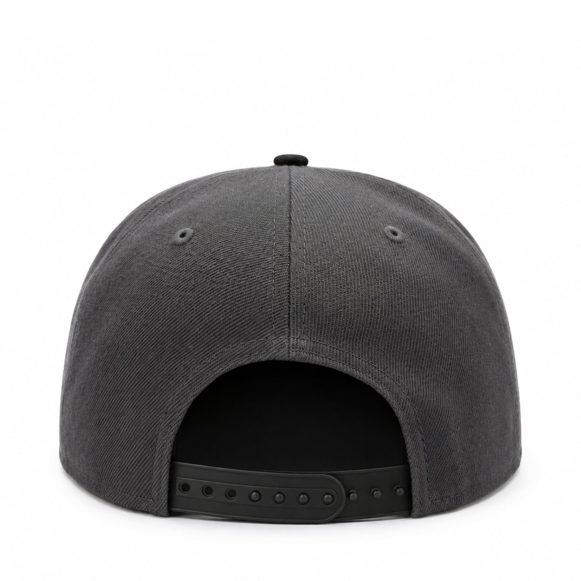 New Era Los Angeles Anaheim Angels Graphite Black 9FIFTY Snapback Hat back view