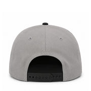 New Era Los Angeles Dodgers Script Gray/Black 9FIFTY Snapback Hat back view