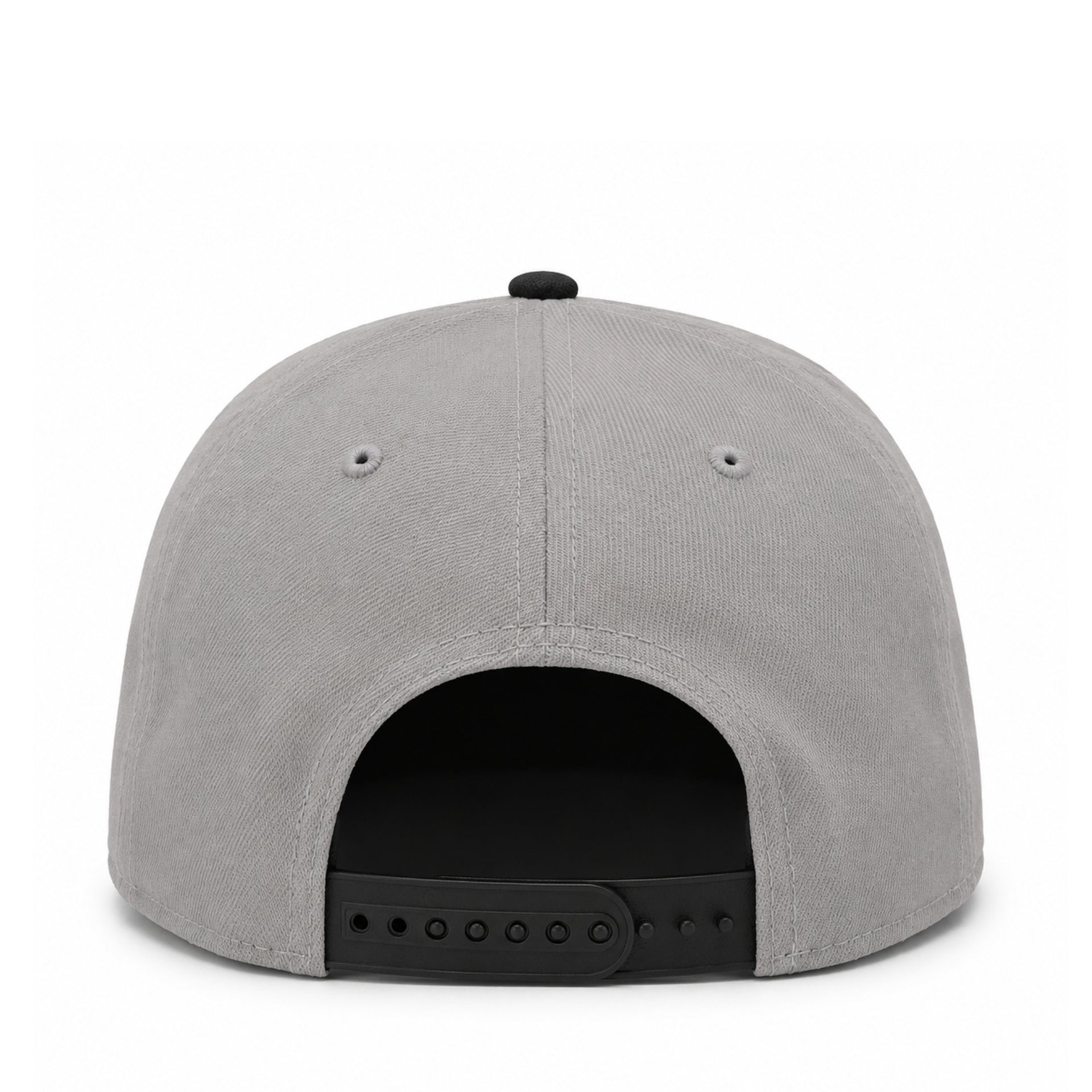 New Era Los Angeles Dodgers Script Gray/Black 9FIFTY Snapback Hat back view