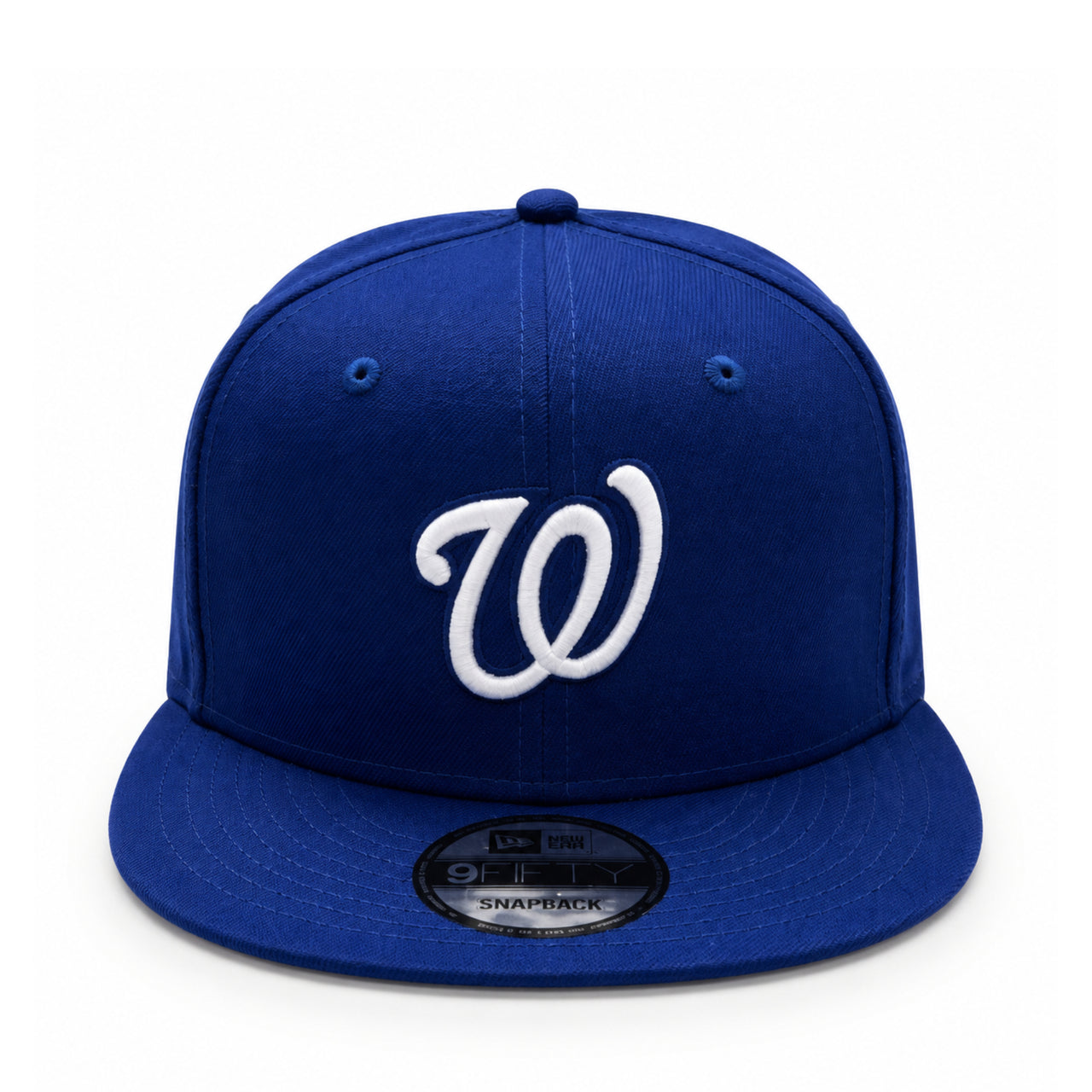 New Era Washington Nationals Royal Blue 9FIFTY Snapback Hat front view