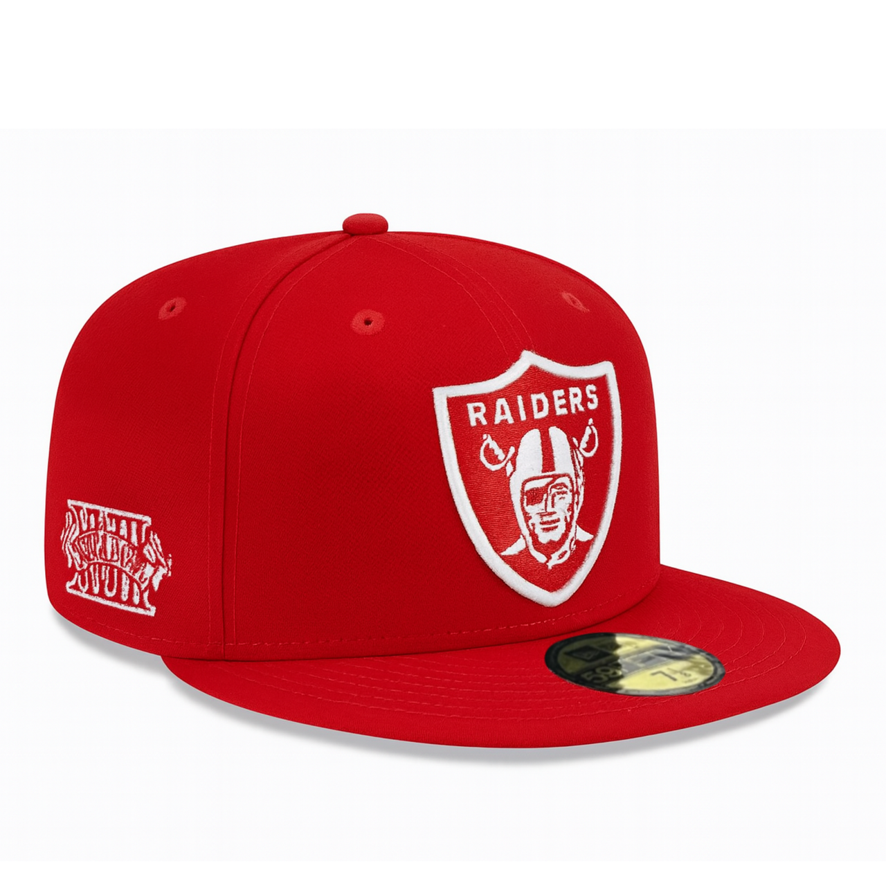 New Era Las Vegas Raiders Super Bowl XVIII Red 59FIFTY Fitted Hat