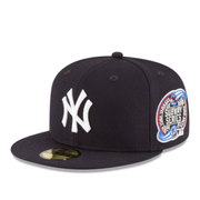 New Era New York Yankees World Series Wool Team Navy 59FIFTY Fitted Hat