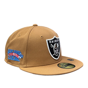 Kahki LBZ Brown Color Pack Las Vegas Raiders New Era 59FIFTY Fitted Hat