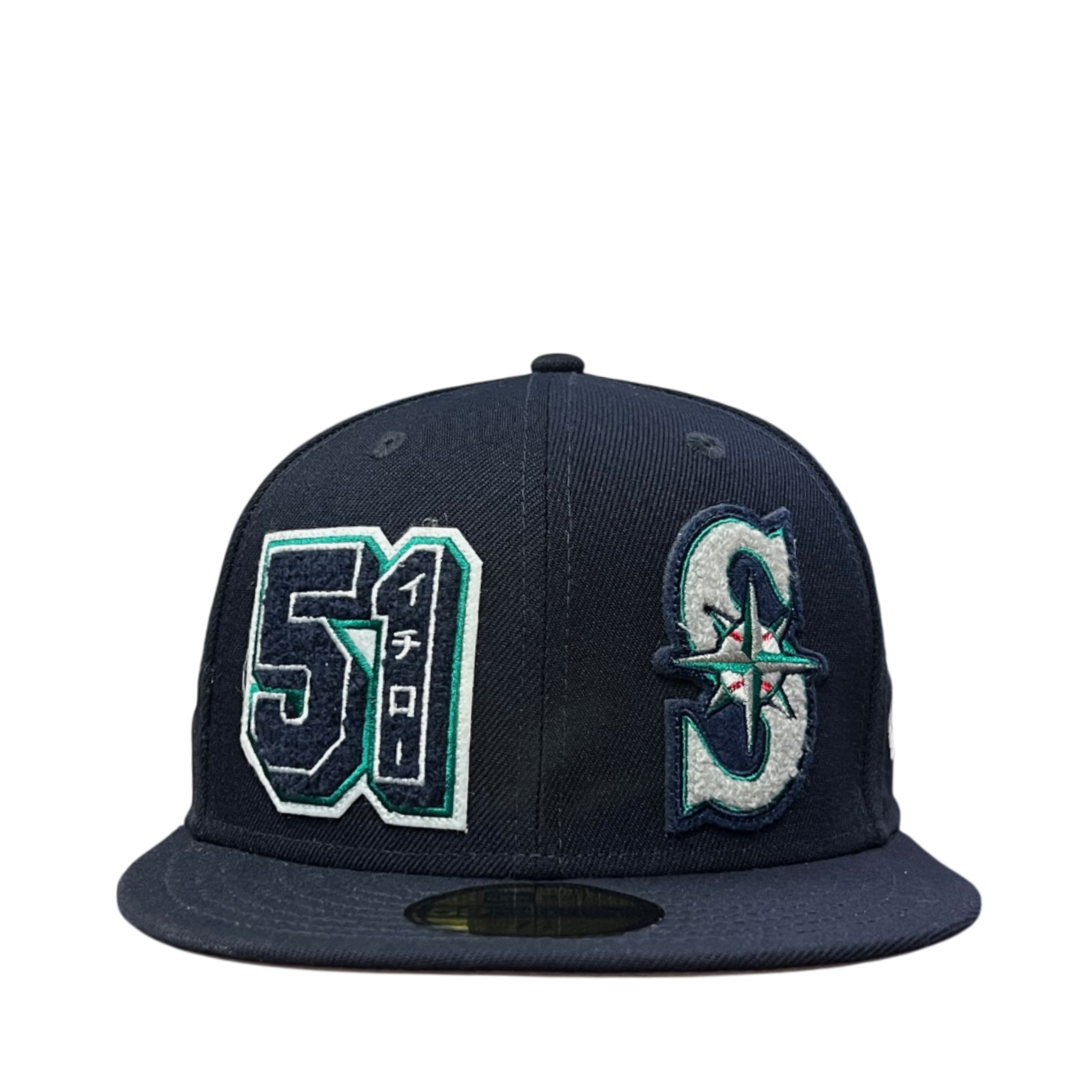 Seattle Mariners Ichiro HOF Patched 59FIFTY Fitted Hat